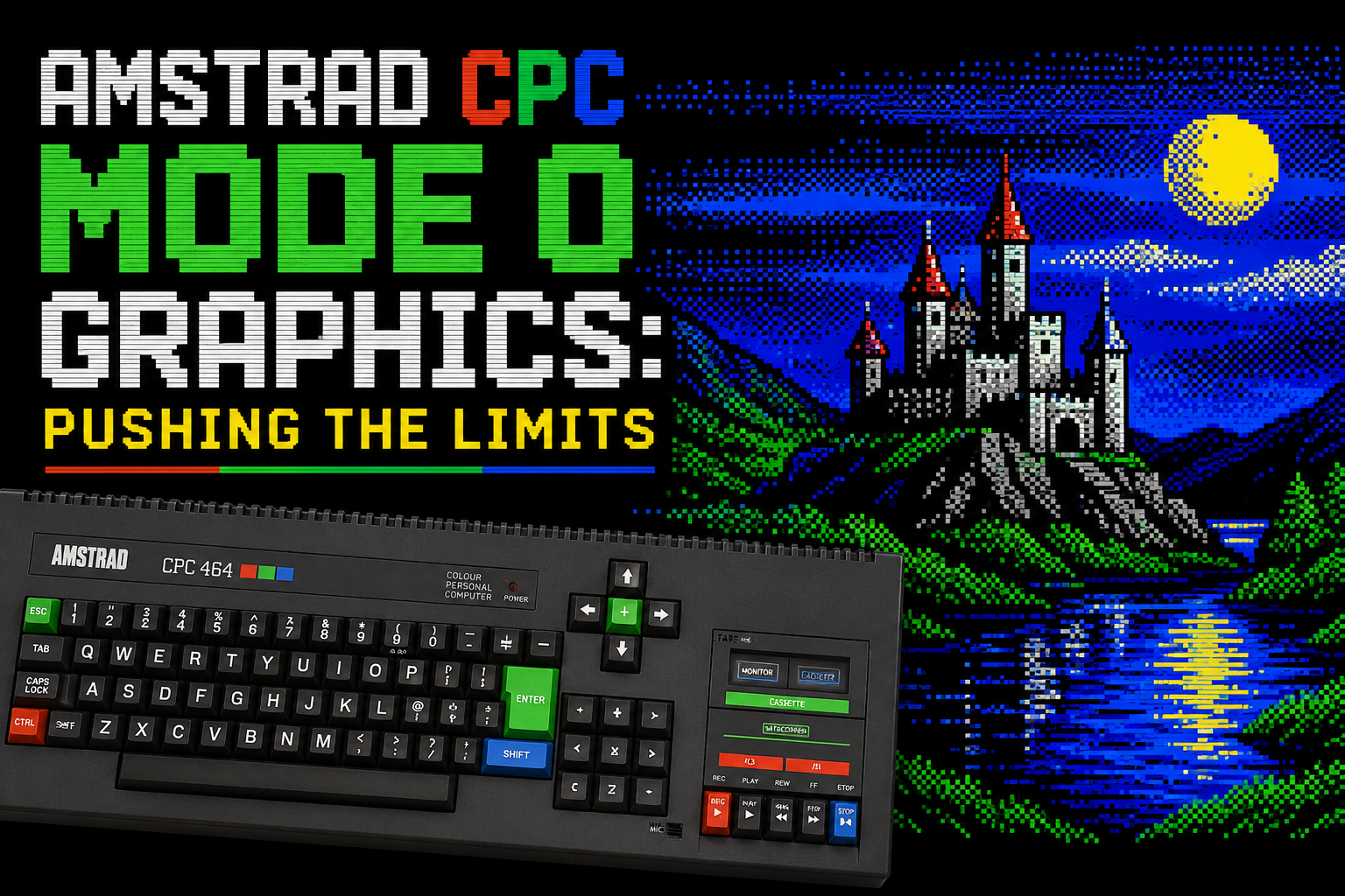Amstrad CPC Mode 0 Graphics: Pushing the Limits